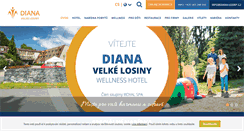 Desktop Screenshot of diana-losiny.cz